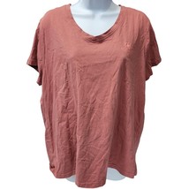 Ariat Laguna Womens L Short Sleeve T-Shirt Pink V Neck Design Blush - $437.06 MXN