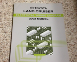 2002 Toyota Land Cruiser Elettrico Cablaggio Diagramma Manuale Ewd OEM - $24.98