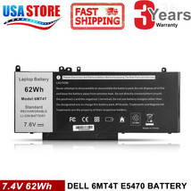 6Mt4T Battery For Dell Latitude E5470 E5570 Notebook 15.6&quot; 7V69Y Txf9M 7... - $37.99