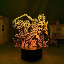 Anime Demon Slayer LED Acrylic Night Light Agatsuma Zenitsu Figure No Yaiba Gift - £19.74 GBP