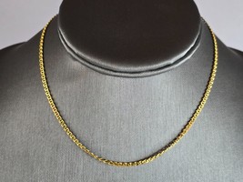 Womens Vintage Estate 18K Yellow Gold Chain Necklace 4.8g E7327 - £581.89 GBP