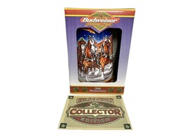 Budweiser 20th Anniversary Holiday Beer Stein Mug Vintage 1999 Clydesdales Used? - £11.94 GBP