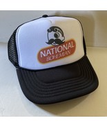 Vintage National Bohemian Hat Beer Trucker Hat adjustable Black Party Su... - $25.96 CAD