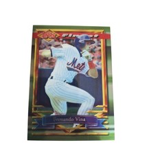 1994 Topps Finest Fernando Vina #341 New York Mets MLB Baseball Card - $2.22