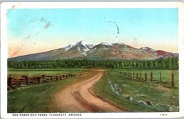 San Francisco Peaks Flagstaff Arizona Postcard Posted 1930 - £11.69 GBP