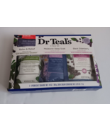 Dr Teal&#39;s 4 Piece Set Relax &amp; Relief, Melatonin, Black Elderberry, Sugar... - $8.90