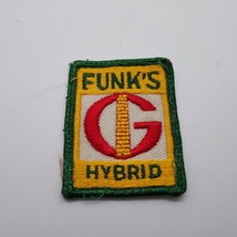 Vintage Funk&#39;s G Hybrid Seed Corn Uniform Jacket 2.5&quot;x2&quot; Patch - $11.76