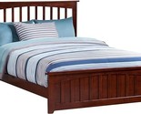 AFI, Mission, Low Profile Wood Platform Bed with Matching Footboard, Ful... - $677.99