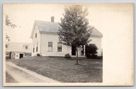 RPPC Lovely Home On The Hill Real Photo c1920 Postcard B43 - £5.48 GBP