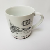 New Yorker Christmas Coffee Mug Restoration Hardware &quot;Sometimes I Don&#39;t Read My&quot; - £19.42 GBP