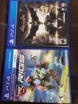 Lot Of 2: Batman Arkham Knight + Rigs Mechanized Combat League Play Station 4 - £4.73 GBP