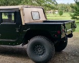 Basic Rear &quot;Iron&quot; Curtain For Soft or Hard Top- fits Humvee 2-Man, Tan - $995.00