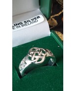 Vintage 1990-s Celtic Knot Sterling Silver 925 Ring UK O, US 7 in Origin... - £101.13 GBP