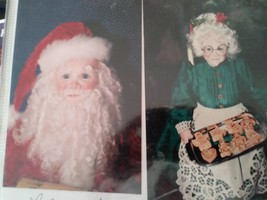 Santa and Mrs Clause Bisque Dolls to Make - $70.00