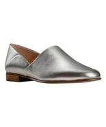Clarks Pure Tone Silver Metallic Slip-on Loafer Size 6M NWT - £31.73 GBP
