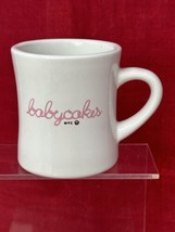 NYC Babycakes Diner Restaurant Heavy Stoneware 8oz Coffee Mug Cup New Yo... - £11.42 GBP