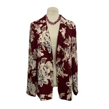 Lulus Floral Satin Open Front Blazer Size M - $37.62