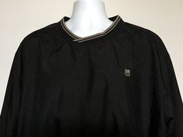 Union Pacific Railroad Pullover Jacket Large Black Polyester - $34.60