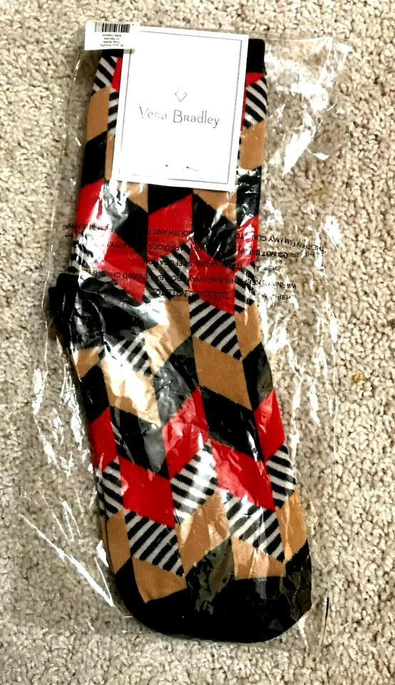 Vera Bradley NIP Sofia Chevron Foxy Socks - $12.00