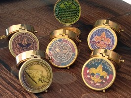 Personalized Brass Compass Gift For Boy Scout Of America - Boy Scout Sou... - £17.79 GBP+