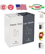2-Pack 54L Multi-Purpose Recycling Bins for Kitchen Organization &amp; Waste... - $44.58 CAD