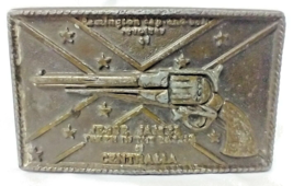 Vintage Jesse James Taken In The Battle Of Centralia Belt Buckle 815 - £13.84 GBP