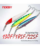 Noeby Fishing Lure 3PCs Set 130mm 32.5g 185mm 60g 225mm 76g Trolling Min... - £15.79 GBP+