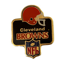 Cleveland Browns Helmet Logo Lapel Pin NFL Football Sports Pinback - £7.77 GBP