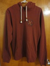 Altru Apparel Printed Brown Red Sweatshirt Hoodie Medium - £14.15 GBP