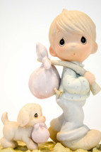 Precious Moments   You Can&#39;t Run Away From God   E-0525  Classic Figure - £11.83 GBP