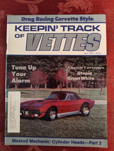 KEEPIN TRACK Vettes Corvette Magazine April 1983 1964 Corvette Drag Racing - £11.10 GBP