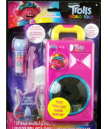 DREAMWORKS(R) TROLLS WORLD TOUR COSMETIC SET W/ ROLLING MUSICAL CASE NEW! - £9.56 GBP