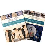 David &amp; Charles Cross Stitch Collection Polar Bears Penguins Dolphins Wh... - $13.95
