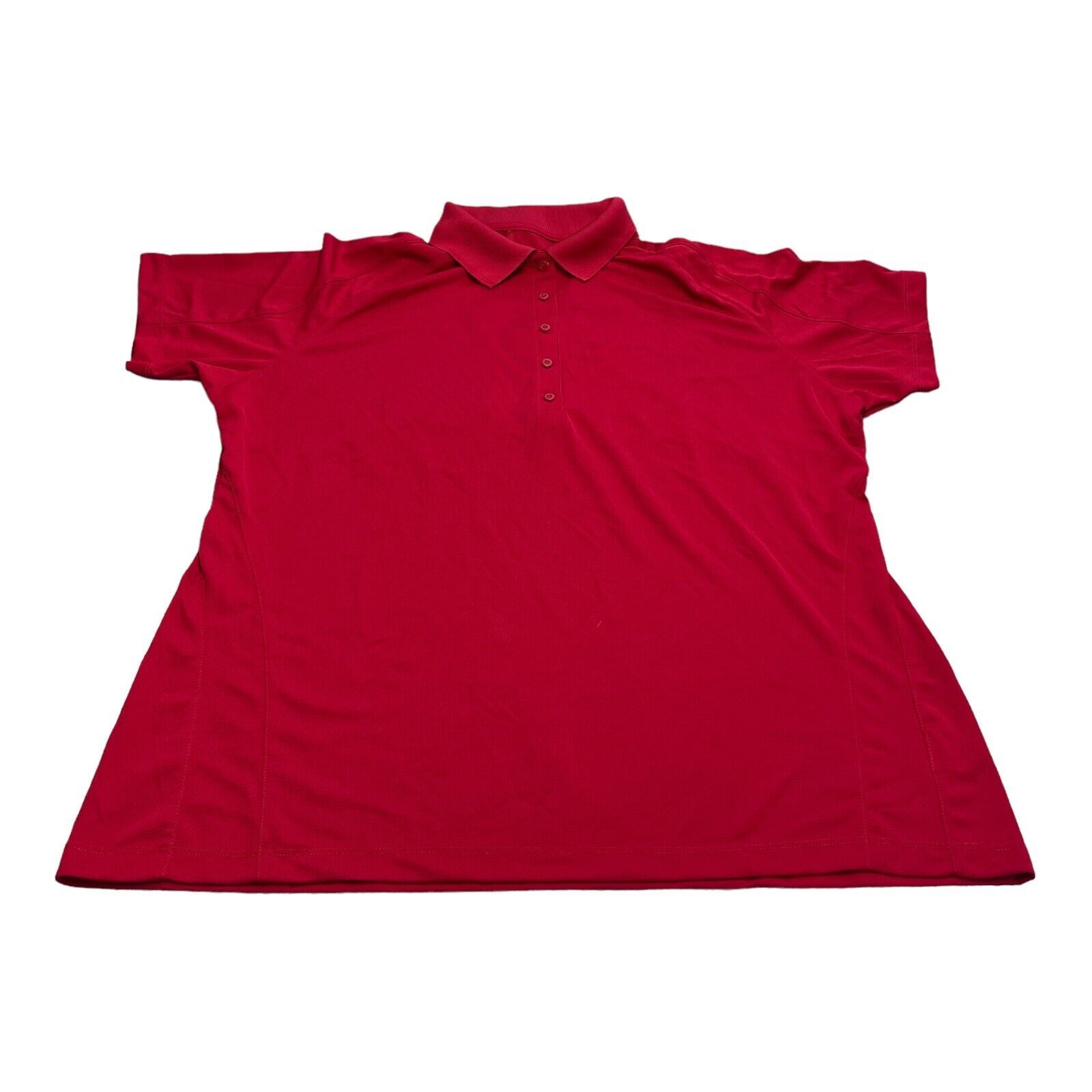 Primary image for The Optimist Polo Shirt Women's 2XL Red 100% Polyester Short Sleeve Collared