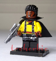 Lando Calrissian A Star Wars Story Minifigure +Stand Solo Movie Usa Seller - £9.21 GBP