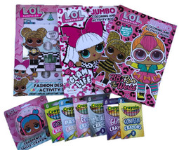 Lot If 10! L.O.L Surprise! Activity Bundle for Kids -Crayons Coloring &amp; ... - £18.41 GBP