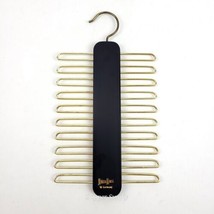 Neiman Marcus Tie Rack Holder Vintage Black Gold - $18.80