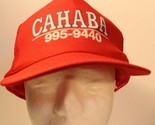 Vintage Cahaba Alabama Hat Cap Mesh Red Snapback ba1 - £5.44 GBP