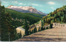 Mt Richthofen from Trail Ridge Road Colorado Postcard Posted 1935 - £11.72 GBP