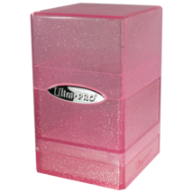 2 Ultra PRO Glitter Pink Satin Tower Deck Boxes - $40.17