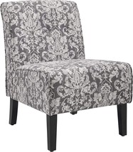 Gray Damask Linon Coco Accent Chair. - £96.68 GBP