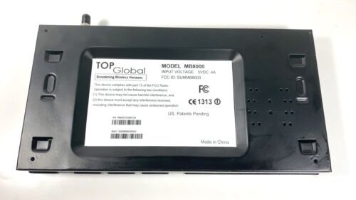 Haut Global MB8000 Portable Pont 5VDC, 4A - $7.90