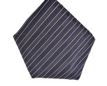 Emporio Armani Herren Striped Einstecktuch Luxus Schwarz Grose OS - £41.48 GBP