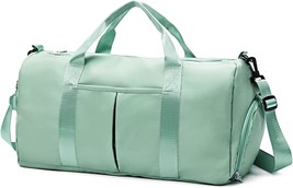 Sports Gym Bag with Wet Pocket Shoes Compartment Waterproof Shoulder Weekender f - £32.25 GBP