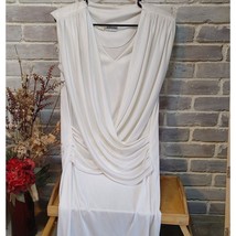 Ricardo Dress Vintage White Sleeveless Size 12 Classic USA - $16.27