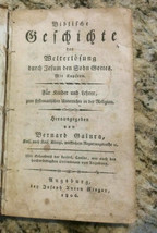 1st Ed. 1806 Biblische Geschichte der Welterlösung durch Jesum den Sohn ... - £69.73 GBP