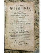 1st Ed. 1806 Biblische Geschichte der Welterlösung durch Jesum den Sohn ... - £69.62 GBP