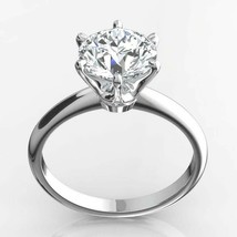 1 Carati D VVS1 Trasparenza Diamante Solitario Anello di Fidanzamento Massiccio - £148.23 GBP