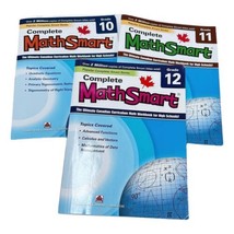 Complete Math Smart High School Math Workbooks Lot 3 Grades 10 11 12 Boo... - £31.06 GBP