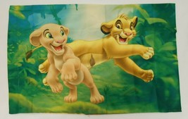 DISNEY The LION KING Standard PILLOWCASE Simba Nala Timon Pumbaa 19X30&quot; - £27.61 GBP